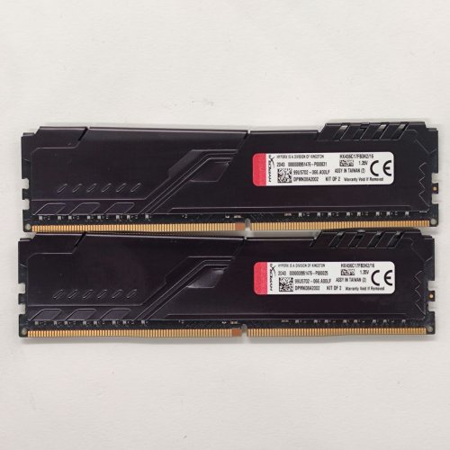 Купить Озу HyperX DDR4 16GB (2x8GB) 3600Mhz Fury Black (HX436C17FB3K2/16) (Восстановлено продавцом, 801895) с проверкой совместимости: обзор, характеристики, цена в Киеве, Днепре, Одессе, Харькове, Украине | интернет-магазин TELEMART.UA фото