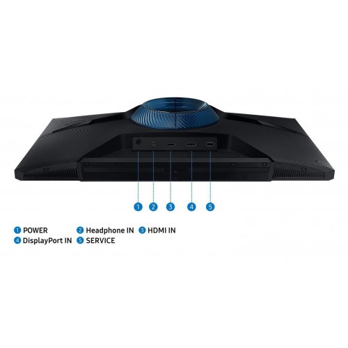 Купити Уцінка монітор Samsung 24" Odyssey G3 (LS24DG300EIXCI) Black (Пошкоджено пакування, 801913) - ціна в Києві, Львові, Вінниці, Хмельницькому, Франківську, Україні | інтернет-магазин TELEMART.UA фото