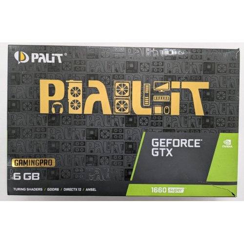 Відеокарта Palit GeForce GTX 1660 SUPER GamingPro Dual 6144MB (NE6166S018J9-1160A) (Відновлено продавцем, 801920) купити з перевіркою сумісності: огляд, характеристики, ціна у Києві, Львові, Вінниці, Хмельницькому, Івано-Франківську, Україні | інтернет-магазин TELEMART.UA фото