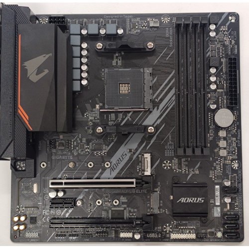 Материнська плата Gigabyte B550M AORUS ELITE (sAM4, AMD B550) (Відновлено продавцем, 801957) купити з перевіркою сумісності: огляд, характеристики, ціна у Києві, Львові, Вінниці, Хмельницькому, Івано-Франківську, Україні | інтернет-магазин TELEMART.UA фото
