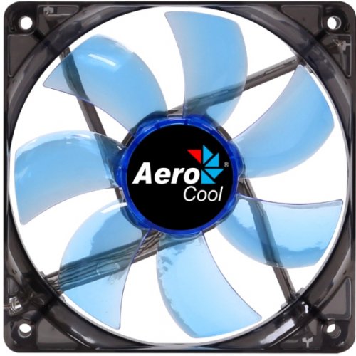Photo Aerocool Lightning LED Blue 120mm Black