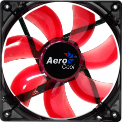 Кулер для корпуса Aerocool Lightning LED Red 120mm Black