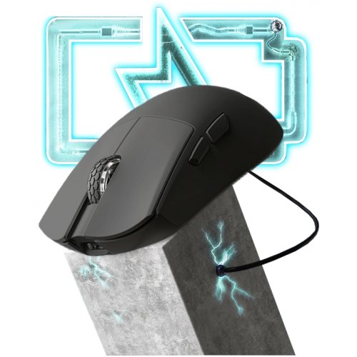 Купить Мышка Dream Machines DM9 Skill Wireless 8K Black - цена в Харькове, Киеве, Днепре, Одессе
в интернет-магазине Telemart фото