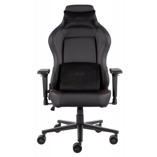 Купить Игровое кресло 2E Basan II (2E-GC-BAS-BKRD) Black/Red - цена в Харькове, Киеве, Днепре, Одессе
в интернет-магазине Telemart фото