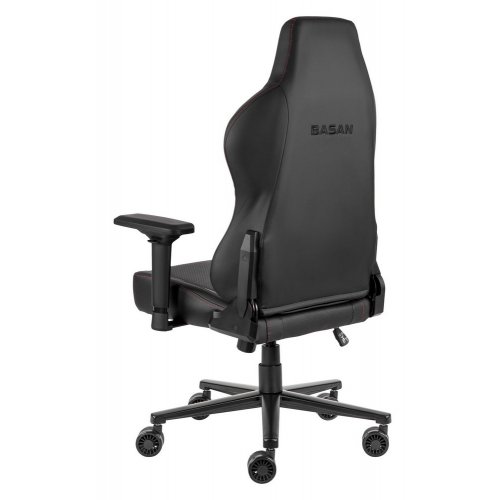Купить Игровое кресло 2E Basan II (2E-GC-BAS-BKRD) Black/Red - цена в Харькове, Киеве, Днепре, Одессе
в интернет-магазине Telemart фото