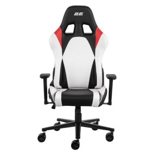 Купить Игровое кресло 2E Bushido II (2E-GC-BUS-WT) Black/White - цена в Харькове, Киеве, Днепре, Одессе
в интернет-магазине Telemart фото