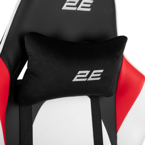 Купить Игровое кресло 2E Bushido II (2E-GC-BUS-WT) Black/White - цена в Харькове, Киеве, Днепре, Одессе
в интернет-магазине Telemart фото
