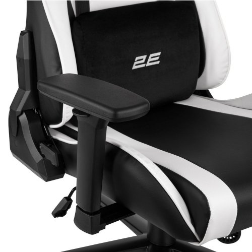 Купить Игровое кресло 2E Bushido II (2E-GC-BUS-WT) Black/White - цена в Харькове, Киеве, Днепре, Одессе
в интернет-магазине Telemart фото