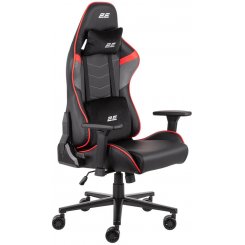Игровое кресло 2E Bushido II (2E-GC-BUS-BKRD) Black/Red