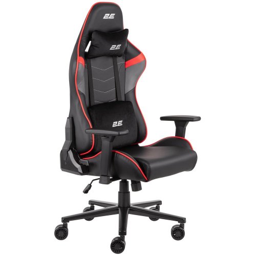 Купить Игровое кресло 2E Bushido II (2E-GC-BUS-BKRD) Black/Red - цена в Харькове, Киеве, Днепре, Одессе
в интернет-магазине Telemart фото