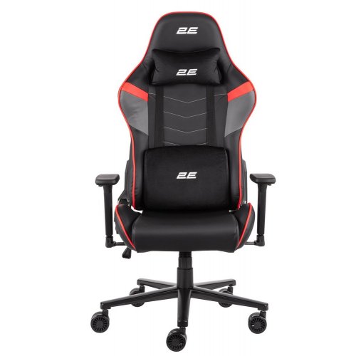 Купить Игровое кресло 2E Bushido II (2E-GC-BUS-BKRD) Black/Red - цена в Харькове, Киеве, Днепре, Одессе
в интернет-магазине Telemart фото