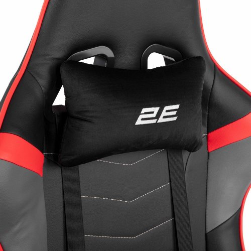 Купить Игровое кресло 2E Bushido II (2E-GC-BUS-BKRD) Black/Red - цена в Харькове, Киеве, Днепре, Одессе
в интернет-магазине Telemart фото