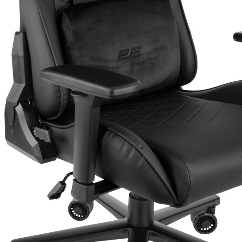 Купить Игровое кресло 2E Bushido II (2E-GC-BUS-BK) Black - цена в Харькове, Киеве, Днепре, Одессе
в интернет-магазине Telemart фото