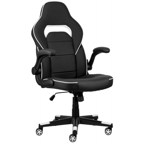 Купить Игровое кресло 2E Hebi (2E-GC-HEB-BKWT) Black/White - цена в Харькове, Киеве, Днепре, Одессе
в интернет-магазине Telemart фото