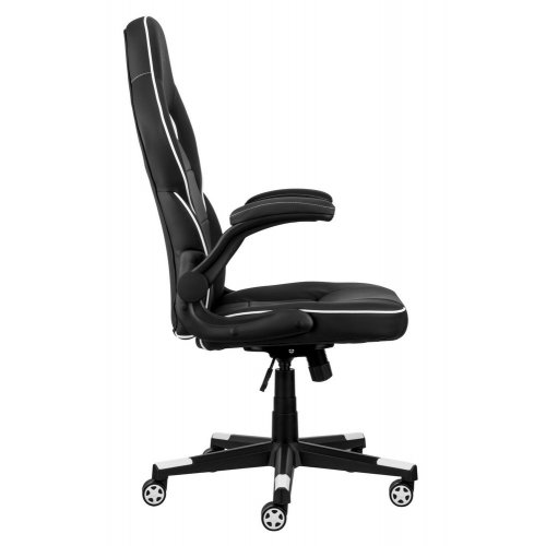 Купить Игровое кресло 2E Hebi (2E-GC-HEB-BKWT) Black/White - цена в Харькове, Киеве, Днепре, Одессе
в интернет-магазине Telemart фото