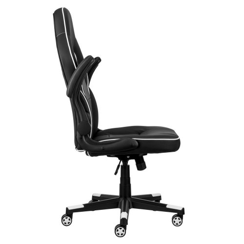 Купить Игровое кресло 2E Hebi (2E-GC-HEB-BKWT) Black/White - цена в Харькове, Киеве, Днепре, Одессе
в интернет-магазине Telemart фото