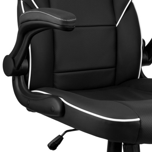 Купить Игровое кресло 2E Hebi (2E-GC-HEB-BKWT) Black/White - цена в Харькове, Киеве, Днепре, Одессе
в интернет-магазине Telemart фото
