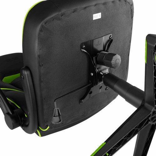 Купить Игровое кресло 2E Hebi (2E-GC-HEB-BK) Black/Green - цена в Харькове, Киеве, Днепре, Одессе
в интернет-магазине Telemart фото