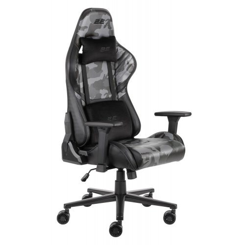 Купить Игровое кресло 2E Hibagon II (2E-GC-HIB-BK) Black/Camo - цена в Харькове, Киеве, Днепре, Одессе
в интернет-магазине Telemart фото