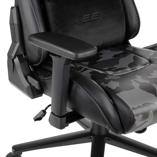 Купить Игровое кресло 2E Hibagon II (2E-GC-HIB-BK) Black/Camo - цена в Харькове, Киеве, Днепре, Одессе
в интернет-магазине Telemart фото