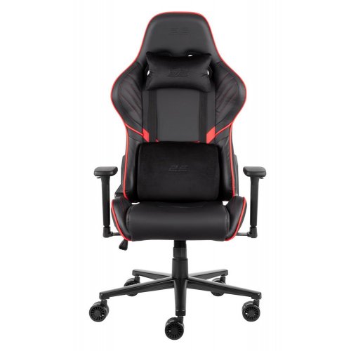 Купить Игровое кресло 2E Hibagon II (2E-GC-HIB-BKRD) Black/Red - цена в Харькове, Киеве, Днепре, Одессе
в интернет-магазине Telemart фото