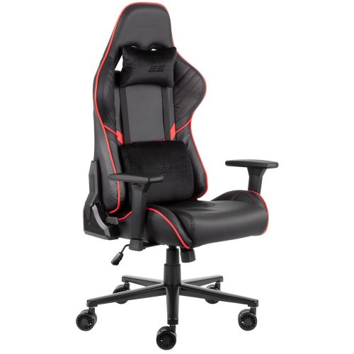 Купить Игровое кресло 2E Hibagon II (2E-GC-HIB-BKRD) Black/Red - цена в Харькове, Киеве, Днепре, Одессе
в интернет-магазине Telemart фото
