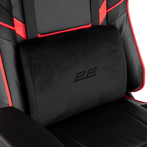 Купить Игровое кресло 2E Hibagon II (2E-GC-HIB-BKRD) Black/Red - цена в Харькове, Киеве, Днепре, Одессе
в интернет-магазине Telemart фото