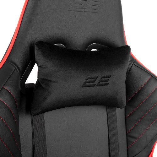 Купить Игровое кресло 2E Hibagon II (2E-GC-HIB-BKRD) Black/Red - цена в Харькове, Киеве, Днепре, Одессе
в интернет-магазине Telemart фото