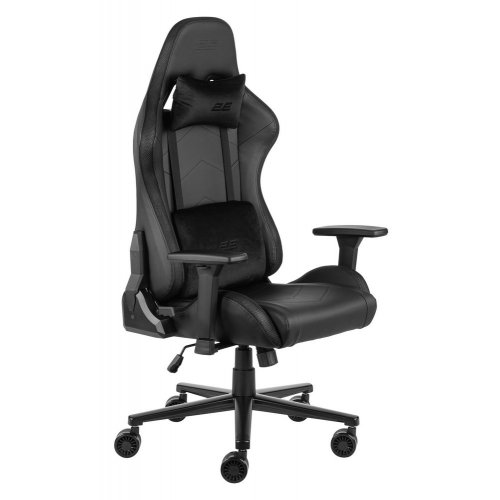Купить Игровое кресло 2E Ogama II RGB (2E-GC-OGA-BKRGB) Black - цена в Харькове, Киеве, Днепре, Одессе
в интернет-магазине Telemart фото