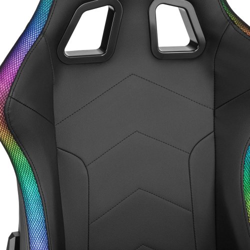 Купить Игровое кресло 2E Ogama II RGB (2E-GC-OGA-BKRGB) Black - цена в Харькове, Киеве, Днепре, Одессе
в интернет-магазине Telemart фото