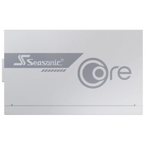Купить Блок питания Seasonic Core GX 750W ATX 3.1 (CORE GX-750-ATX31-WHITE) White с проверкой совместимости: обзор, характеристики, цена в Киеве, Днепре, Одессе, Харькове, Украине | интернет-магазин TELEMART.UA фото
