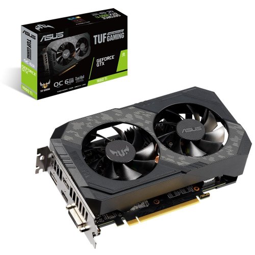 Купить Видеокарта Asus TUF GeForce GTX 1660 Ti OC 6144MB (TUF-GTX1660TI-O6G-GAMING) (Восстановлено продавцом, 802220) с проверкой совместимости: обзор, характеристики, цена в Киеве, Днепре, Одессе, Харькове, Украине | интернет-магазин TELEMART.UA фото