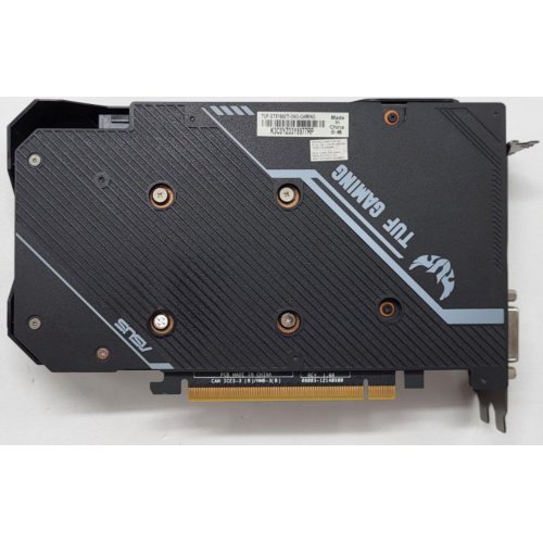 Купить Видеокарта Asus TUF GeForce GTX 1660 Ti OC 6144MB (TUF-GTX1660TI-O6G-GAMING) (Восстановлено продавцом, 802220) с проверкой совместимости: обзор, характеристики, цена в Киеве, Днепре, Одессе, Харькове, Украине | интернет-магазин TELEMART.UA фото