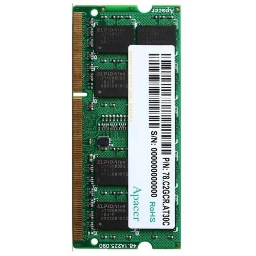 Продати ОЗП Apacer SODIMM DDR3 8GB 1600Mhz (AS08GFA60CATBGJ) за Trade-In у інтернет-магазині Телемарт - Київ, Дніпро, Україна фото