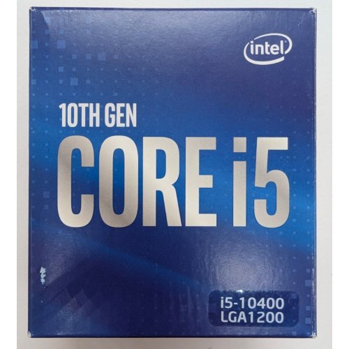 Купить Процессор Intel Core i5-10400 2.9(4.3)GHz s1200 Box (BX8070110400) (Восстановлено продавцом, 802452) с проверкой совместимости: обзор, характеристики, цена в Киеве, Днепре, Одессе, Харькове, Украине | интернет-магазин TELEMART.UA фото