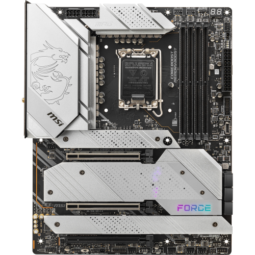 Купить Материнская плата MSI MPG Z690 Force Wi-Fi (s1700, Intel Z690) (Восстановлено продавцом, 802504) с проверкой совместимости: обзор, характеристики, цена в Киеве, Днепре, Одессе, Харькове, Украине | интернет-магазин TELEMART.UA фото