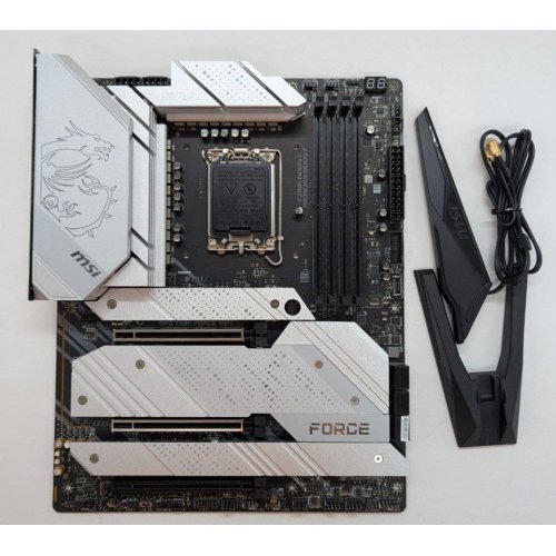 Купить Материнская плата MSI MPG Z690 Force Wi-Fi (s1700, Intel Z690) (Восстановлено продавцом, 802504) с проверкой совместимости: обзор, характеристики, цена в Киеве, Днепре, Одессе, Харькове, Украине | интернет-магазин TELEMART.UA фото
