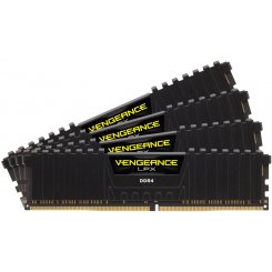 ОЗП Corsair DDR4 16GB (4x4GB) 2133Mhz Vengeance LPX (CMK16GX4M4A2133C15) Black