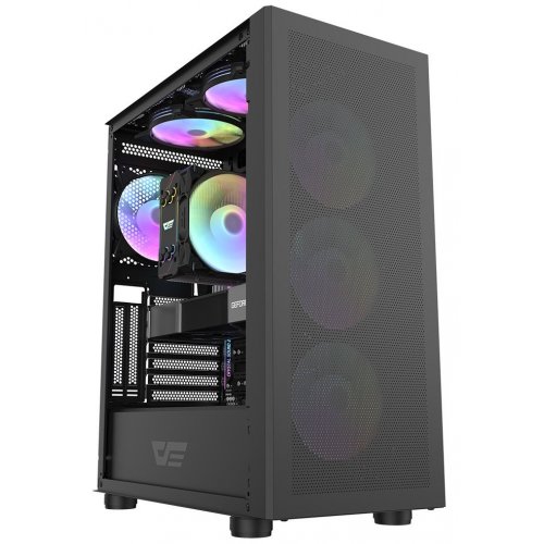 Корпус DarkFlash DLC29 Mesh без БЖ Black (Відновлено продавцем, 802568) купити з перевіркою сумісності: огляд, характеристики, ціна у Києві, Львові, Вінниці, Хмельницькому, Івано-Франківську, Україні | інтернет-магазин TELEMART.UA фото