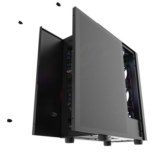 Корпус DarkFlash DLC29 Mesh без БЖ Black (Відновлено продавцем, 802568) купити з перевіркою сумісності: огляд, характеристики, ціна у Києві, Львові, Вінниці, Хмельницькому, Івано-Франківську, Україні | інтернет-магазин TELEMART.UA фото