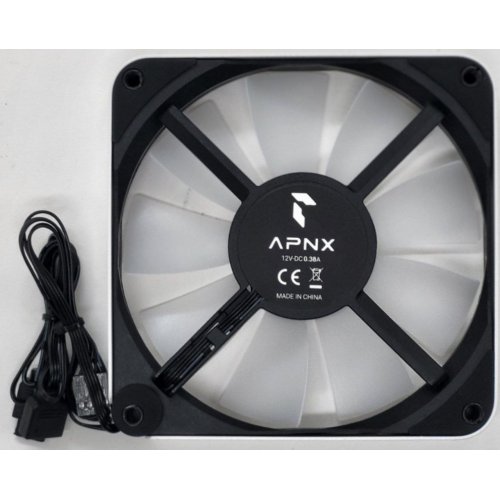 Кулер для корпуса APNX FP2 120 ARGB (APF3-PF11317.21) White (Восстановлено продавцом, 802736) купить в Украине: Киев, Днепр, Харьков, Одесса  | Проверка совместимости, низкая цена, отзывы, характеристики от TELEMART фото