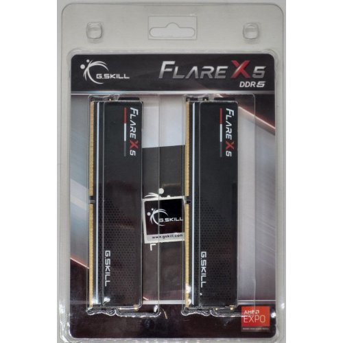 Купить Озу G.Skill DDR5 32GB (2x16GB) 6000Mhz Flare X5 (F5-6000J2836G16GX2-FX5) (Восстановлено продавцом, 802737) с проверкой совместимости: обзор, характеристики, цена в Киеве, Днепре, Одессе, Харькове, Украине | интернет-магазин TELEMART.UA фото