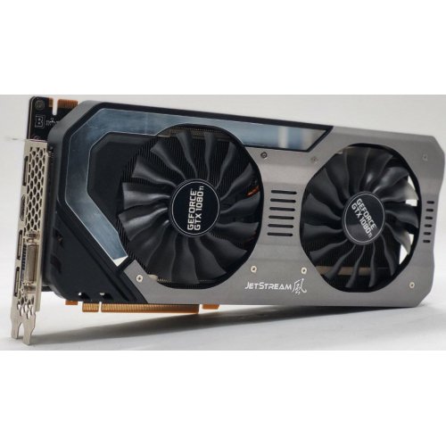 Купить Видеокарта Palit GeForce GTX 1080 TI JetStream 11264MB (NEB108T015LC-1020J) (Восстановлено продавцом, 802751) с проверкой совместимости: обзор, характеристики, цена в Киеве, Днепре, Одессе, Харькове, Украине | интернет-магазин TELEMART.UA фото