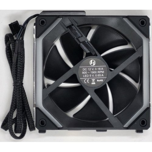 Кулер для корпуса Lian Li Uni Fan SL 120 V2 (G99.12SLV21B.00) Black (Відновлено продавцем, 802773) купити в Україні: Київ, Львів, Хмельницький, Тернопіль | Перевірка сумісності, низька ціна, відгуки, характеристики від TELEMART фото