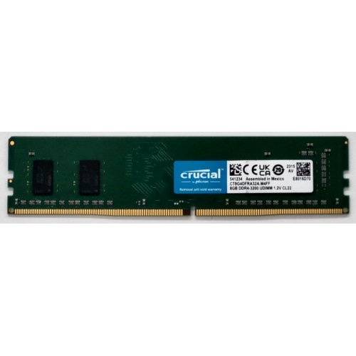 Озп Crucial DDR4 8GB 3200Mhz (CT8G4DFRA32A) (Відновлено продавцем, 802814) купити в Україні: Київ, Львів, Хмельницький, Тернопіль | Перевірка сумісності, низька ціна, відгуки, характеристики від TELEMART фото