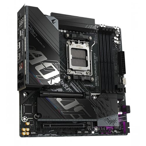 Материнская плата Gigabyte X870M AORUS ELITE WIFI7 (sAM5, AMD X870) купить в Украине: Киев, Днепр, Харьков, Одесса  | Проверка совместимости, низкая цена, отзывы, характеристики от TELEMART фото