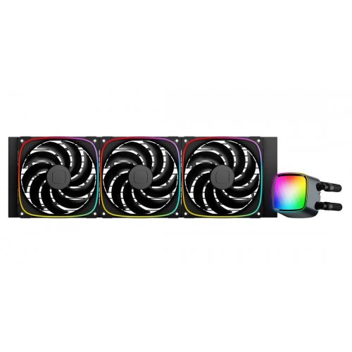 Готова СВО Geometric Future Eskimo Pro 420 ARGB (GEO-EP-42B) Black купити в Україні: Київ, Львів, Хмельницький, Тернопіль | Перевірка сумісності, низька ціна, відгуки, характеристики від TELEMART фото