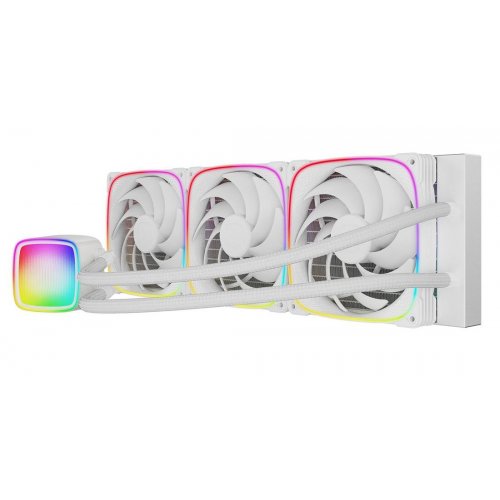 Готова СВО Geometric Future Eskimo Pro 420 ARGB (GEO-EP-42W) White купити в Україні: Київ, Львів, Хмельницький, Тернопіль | Перевірка сумісності, низька ціна, відгуки, характеристики від TELEMART фото