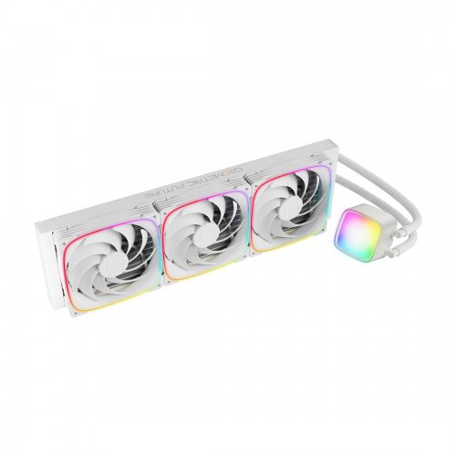 Готова СВО Geometric Future Eskimo Pro 420 ARGB (GEO-EP-42W) White купити в Україні: Київ, Львів, Хмельницький, Тернопіль | Перевірка сумісності, низька ціна, відгуки, характеристики від TELEMART фото