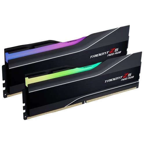 ОЗП G.Skill DDR5 96GB (2x48GB) 6000Mhz Trident Z5 Neo RGB Black (F5-6000J3036F48GX2-TZ5NR) купити в Україні: Київ, Львів, Хмельницький, Тернопіль | Перевірка сумісності, низька ціна, відгуки, характеристики від TELEMART фото